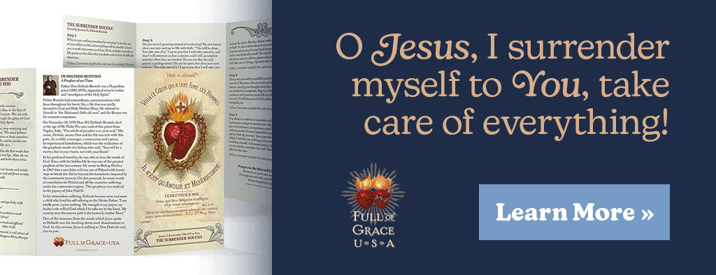 O JESUS, I SURRENDER MYSELF TO YOU, TAKE CARE OF EVERYTHING!